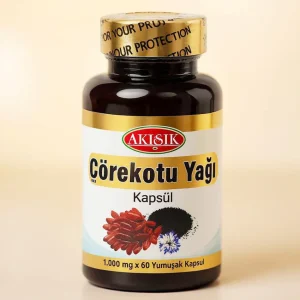 Çörekotu Yağı Kapsülü 500mg x 60 kapsül