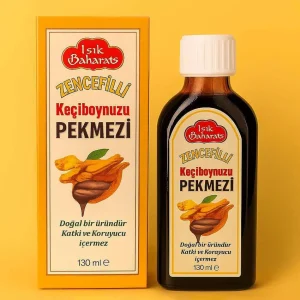 Zencefilli Keçiboynuzu Pekmezi 130 cc Bitkisel Şerbet